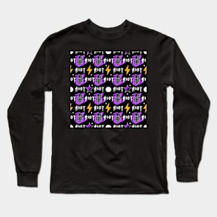 Anarcha feminism riot pattern Long Sleeve T-Shirt